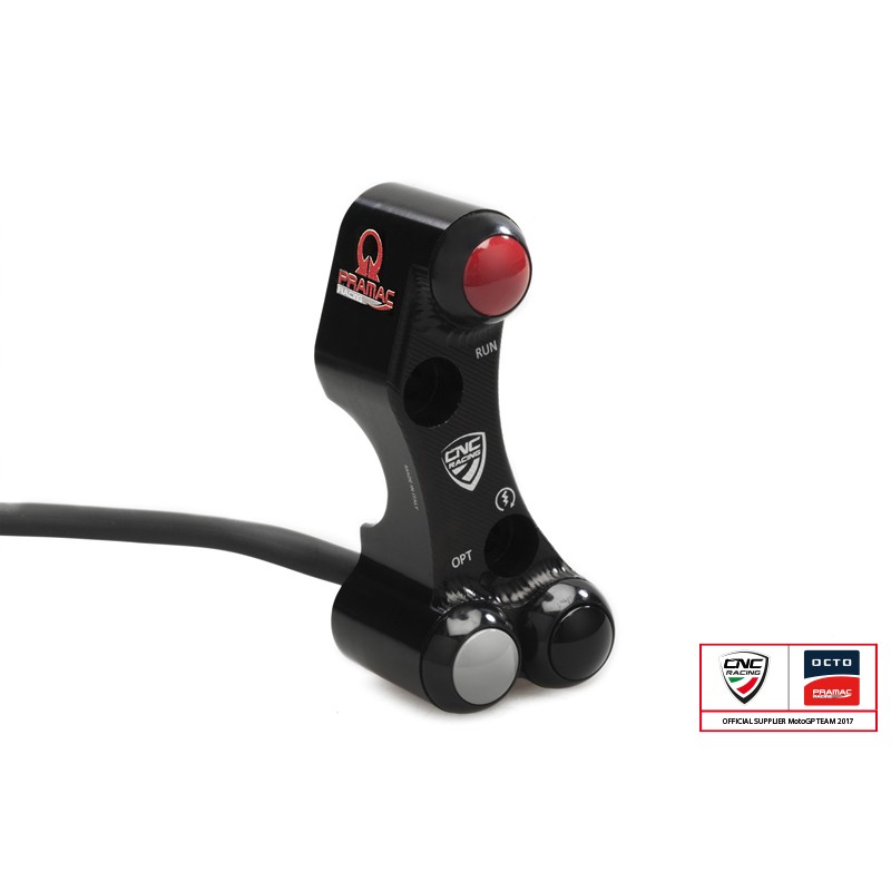 CNC Racing PRAMAC RACING LIMITED EDITION Right Hand Side Billet Switch for use with Brembo Forged & Billet Brake Master Cylinders for Ducati 1198 / 1098/ 848 & Desmosedici RR CNC Racing PRAMAC RACING LIMITED EDITION Right Hand Side Billet Switch for use with Brembo Forged & Billet Brake Master Cylinders for Ducati 1198 / 1098/ 848 & Desmosedici RR